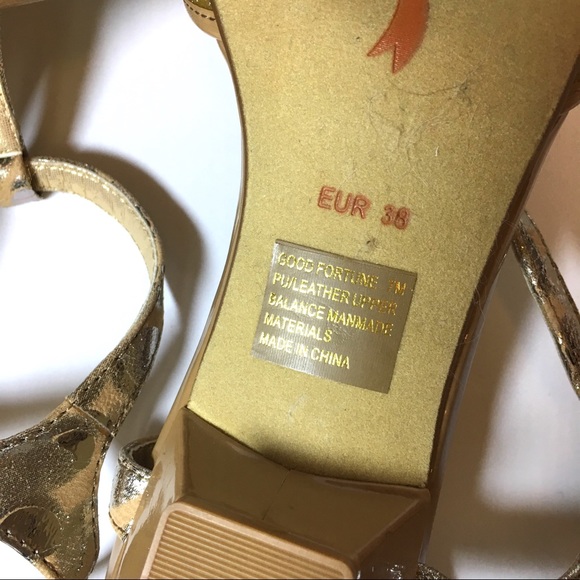 Poetic License Crystal Ball Metallic Sandals 7 - Picture 5 of 8